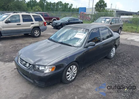 2001 Toyota Corolla Ce из США, поврежденный, VIN 1NXBR12E31Z503802